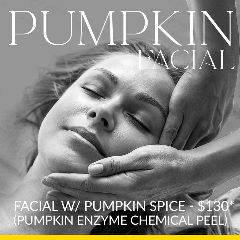 Pumpkin Facial with Enzyme Peel: $130