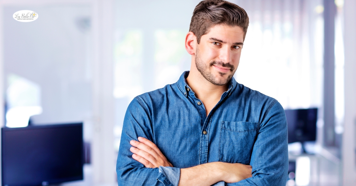 Men smiling after testosterone therapy in Utah, showcasing vitality and confidence.